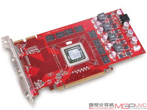 这是由启亨代工的某显卡，从电容、整体设计来看都要逊色于同德的产品。